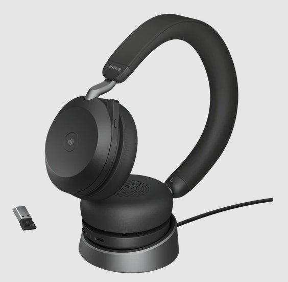 Jabra Evolve2 75 USB-C Headset with Charging Stand Unified Communication Version JAB02444