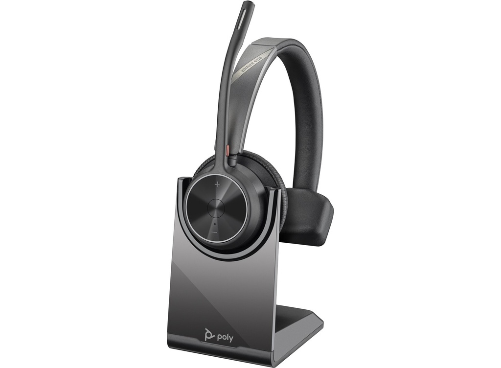 77Y96AA Poly Voyager 4310 USB-C Headset with Charge Stand, Black